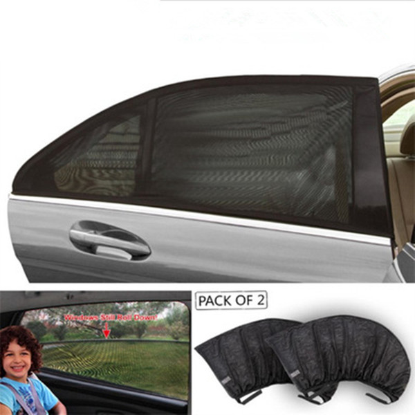 Car-Styling Car Sun Shade Window Cover Sunshade Curtain UV Protection Shield Visor Mesh Dust Car Window Mesh Hot Sale