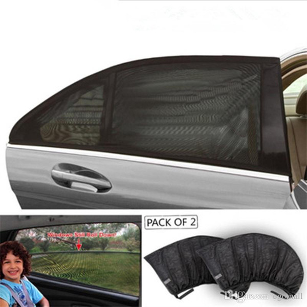 Car-Styling Car Sun Shade Window Cover Sunshade Curtain UV Protection Shield Visor Mesh Dust Car Window Mesh Hot Sale