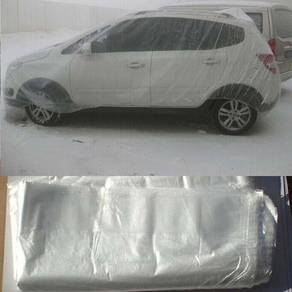 car covers elastic clear plastic Universal waterproof anti-dust