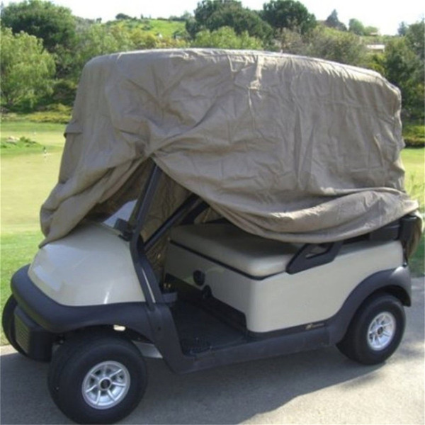 Waterproof Golf Cart Storage Cover Zipper Car Detector Golf Cart Storage Cover For EZ Go Club Car for 4 Passengers Club