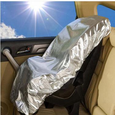 Silver Aluminium Film 80x70cm Baby Kids Car Safety Seats Sun Shade Sunshade UV Rays Protector Cover Reflector