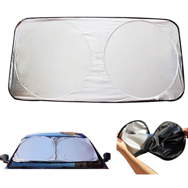 New UV Protection Auto Car Front Rear Window Foldable Visor Sun Shade Windshield Cover Block CDE_005