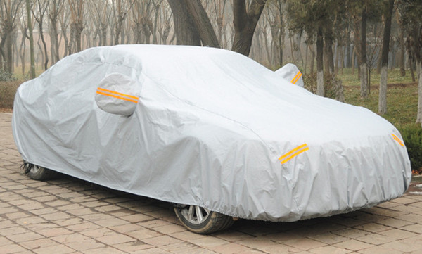 Anti-theft Car Garments for Sunblocking and Snow Defence dust-proof Scratch Silver gray