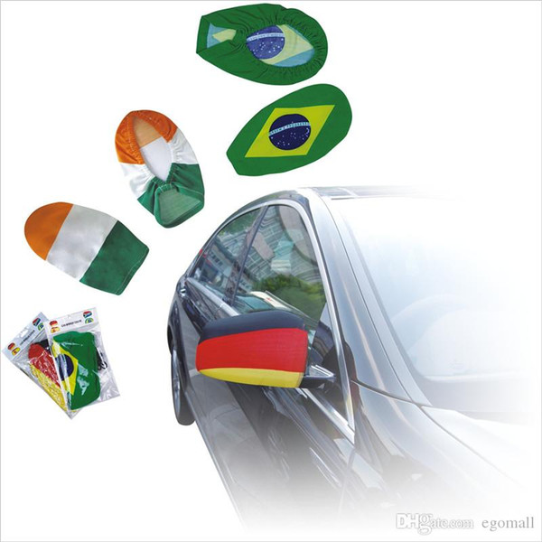 National flag Car Side View Mirror Cover Rear View Wing Side Mirror sleeve 2018 WORLD CUP