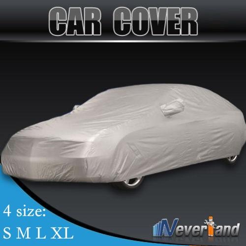 Indoor Outdoor Full Car Cover Sun UV Snow Dust Resistant Protection Size S M L XL Car Covers Free shipping