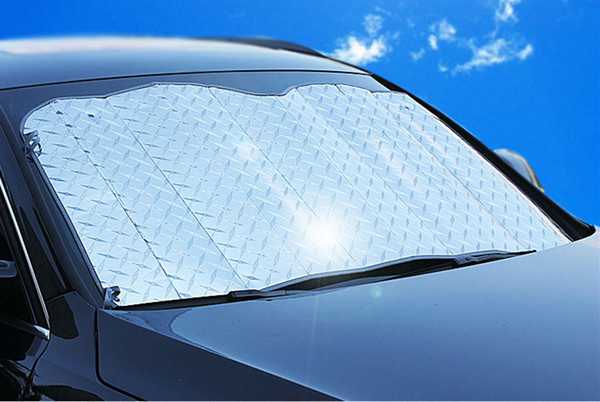 HOT NEW Applied Foldable Car Windshield Visor Cover Block Front Rear Window Sunshade Protect Car Window Film Sunscreen