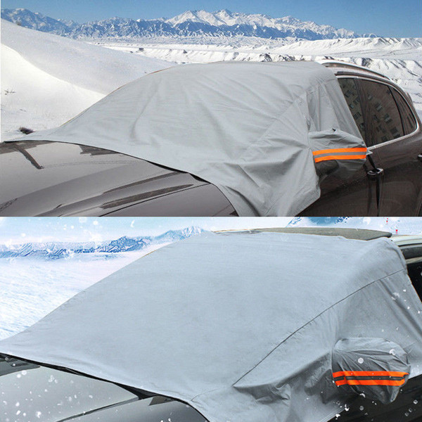 Vehemo for Snow Winter Snow Cover Auto Sun Visor Windshield Sunshade Truck Auto Parts Car SunShade Portable Vehicle