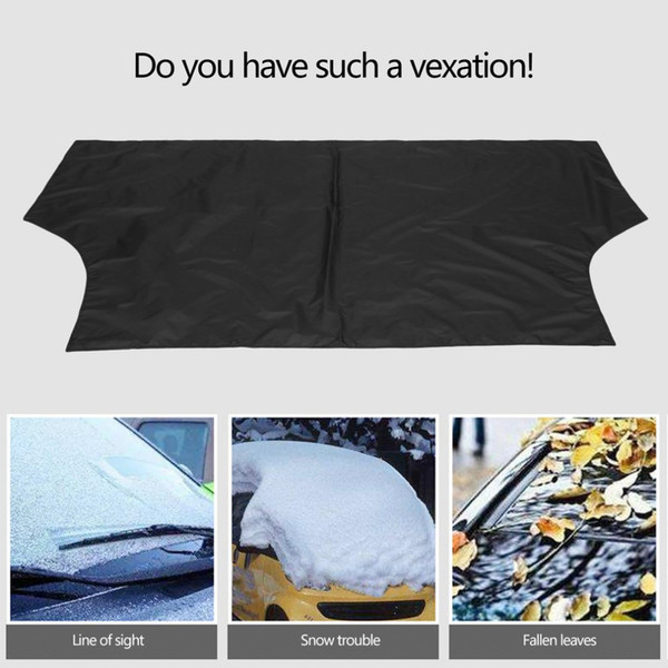 New Portable Car Snow Cover Magnetic Windshield Cover Sun Shield Snow Ice Frost Freeze Protector Light Front Windshield