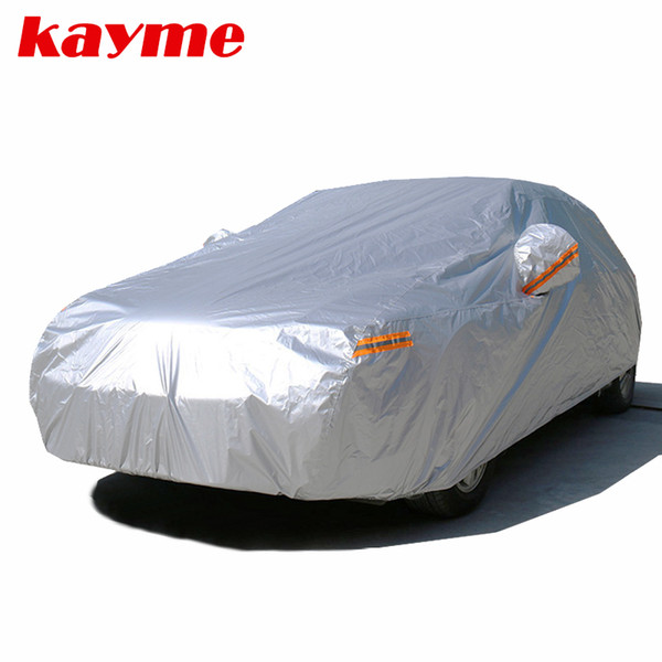 waterproof car covers outdoor sun protection cover for car reflector dust rain snow protective suv sedan hatchback full s