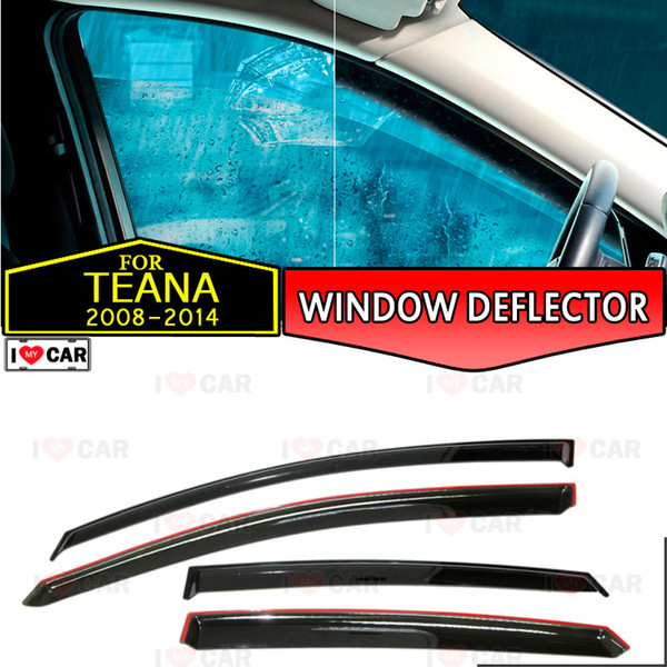 Window deflector for Nissan Teana 2008-2014 car window deflector wind guard vent sun rain visor cover car styling decor