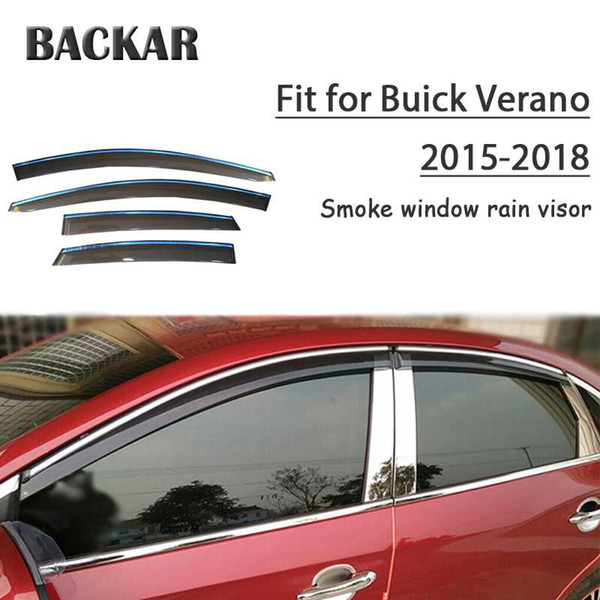 Backar Auto Car Windows Rain Wind Sun Shield Deflector Visor Trim For Buick Verano 2015 2016 20222022Accessories All Weather