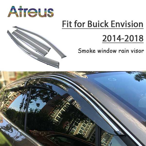 Atreus 1set ABS For 202220222016 2015 2014 Buick Envision Accessories Car Vent Sun Deflectors Guard Smoke Window Rain Visor