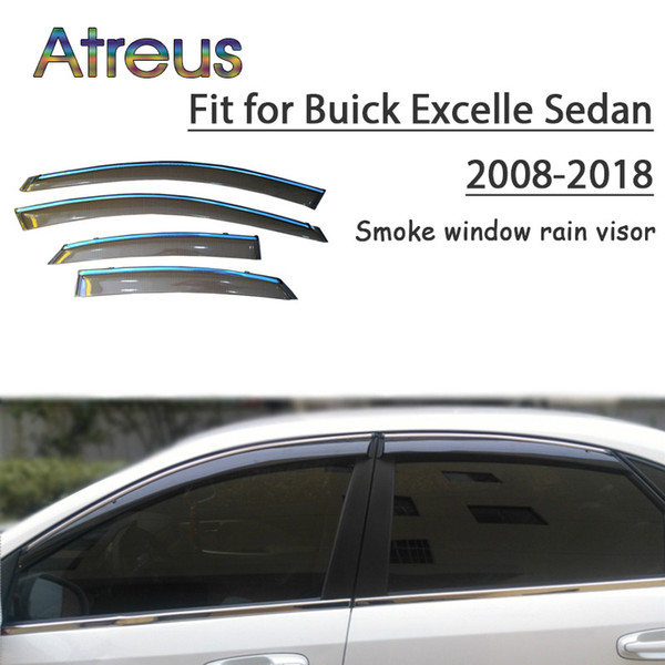 Atreus 1set ABS For Buick Excelle Sedan 202220222016-2008 Accessories Car Vent Sun Deflectors Guard Smoke Window Rain Visor