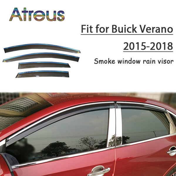 Atreus 1set ABS For Buick Verano 202220222016 2015 Accessories Car Vent Sun Deflectors Guard Smoke Window Rain Visor