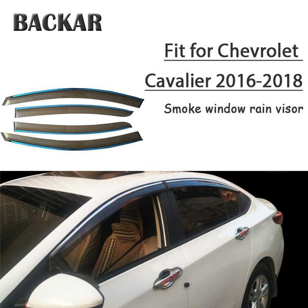 Backar Auto Car Windows Rain Wind Sun Shield Deflector Visor Trim For Chevrolet Cavalier 2016 20222022Accessories All Weather