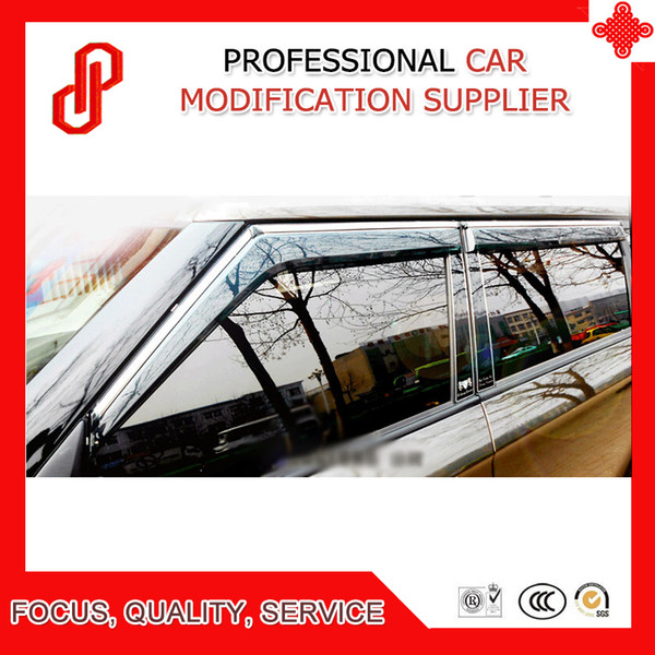 High quality Injection molding trim vent shade rain sun wind deflector window visor for Soul 2010 2011 2012 2013