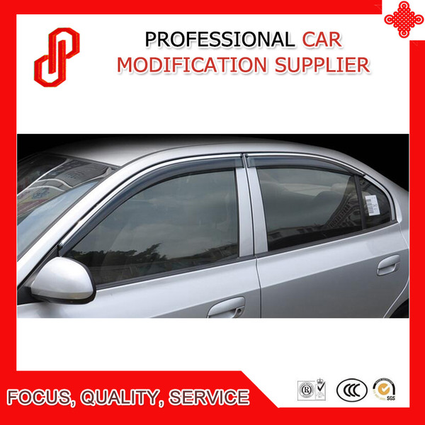 High quality Injection molding trim vent shade rain sun wind deflector window visor for Elantra 2004 05 06 07 08 09 10 11 12