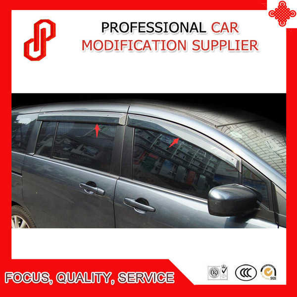 High Quality Injection molding trim vent shade rain sun wind deflector window visor for Mazda 5 2007 08 09 10 12 2013