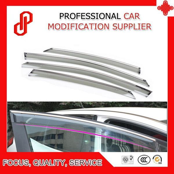 High Quality Injection molding trim vent shade rain sun wind deflector window visor for CITY 2008-2014 2015-2017