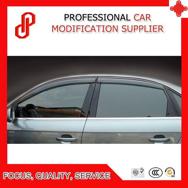 High Quality Injection molding trim vent shade rain sun wind deflector window visor for A4L 2008-2011 2012 2013 2014 2015 2016