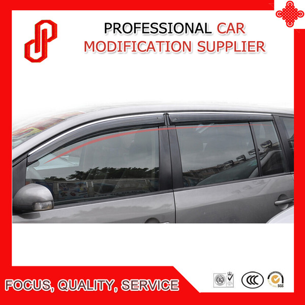 High quality Injection molding trim vent shade rain sun wind deflector window visor for Touran 2004 - 2015 2016 - 2018