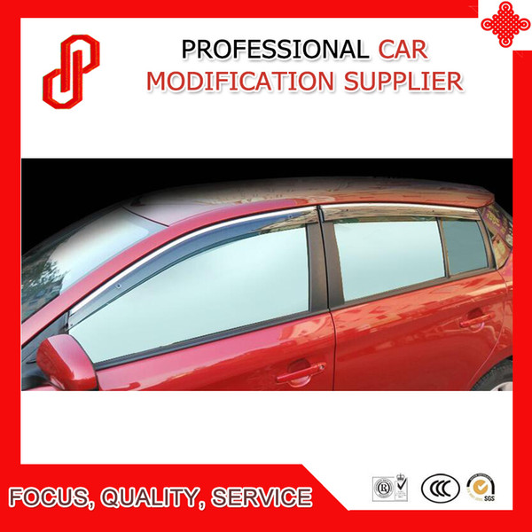 High quality Injection molding trim vent shade rain sun wind deflector window visor for Yaris L 2014 15 16 17 2018