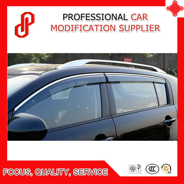 High quality Injection molding trim vent shade rain sun wind deflector window visor for Sportage 2011 2012 13 14 15 16 17 18