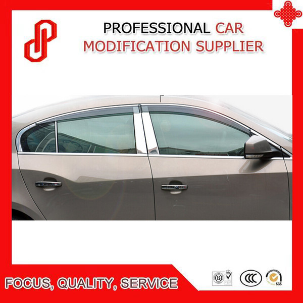 High Quality Injection molding trim vent shade rain sun wind deflector window visor for Lacross 2009-2015 2016-2018