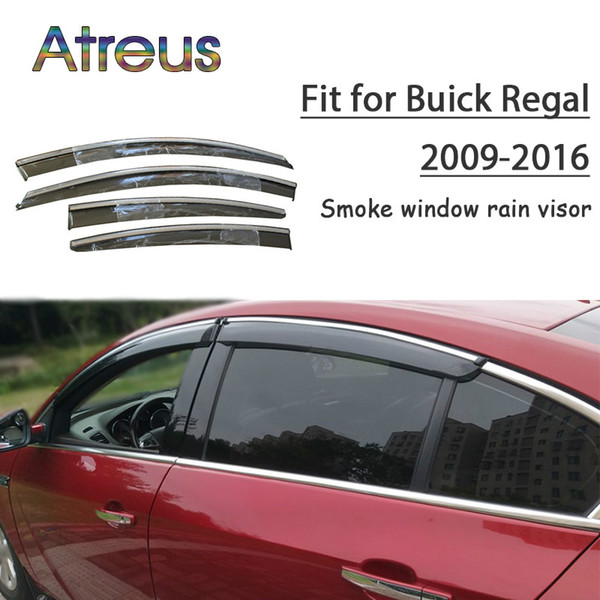 Atreus 1set ABS For 202220222016 2015 2014-2009 Buick Regal Accessories Car Vent Sun Deflectors Guard Smoke Window Rain Visor