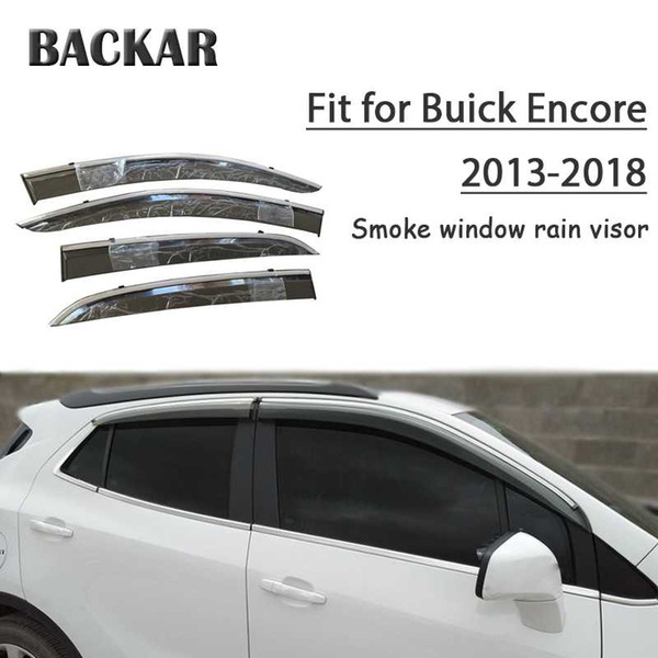 Backar Auto Car Windows Rain Wind Sun Shield Deflector Visor Trim For Buick Encore 2013 2014 2015 2016 20222022Accessories