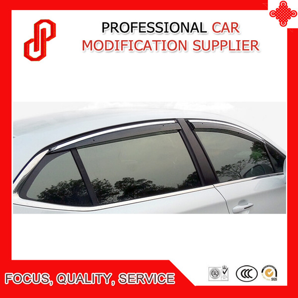 High quality Injection molding trim vent shade rain sun wind deflector window visor for C4L C4 C5