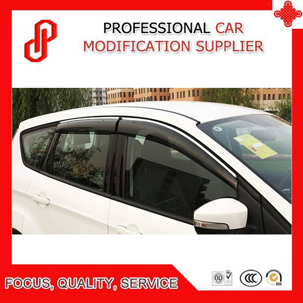 High Quality Injection molding trim vent shade rain sun wind deflector window visor for Peugeot 206 207 301 307 408