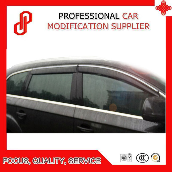 High Quality Injection molding trim vent shade rain sun wind deflector window visor for Q7