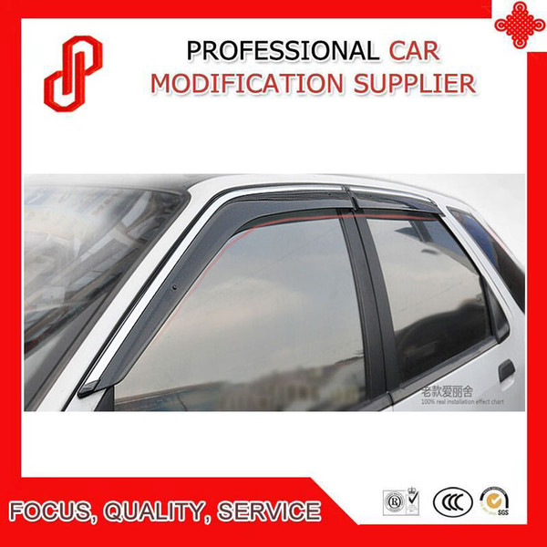 High Quality Injection molding trim vent shade rain sun wind deflector window visor for Elysee 2006-2014 2015 2016 20222018