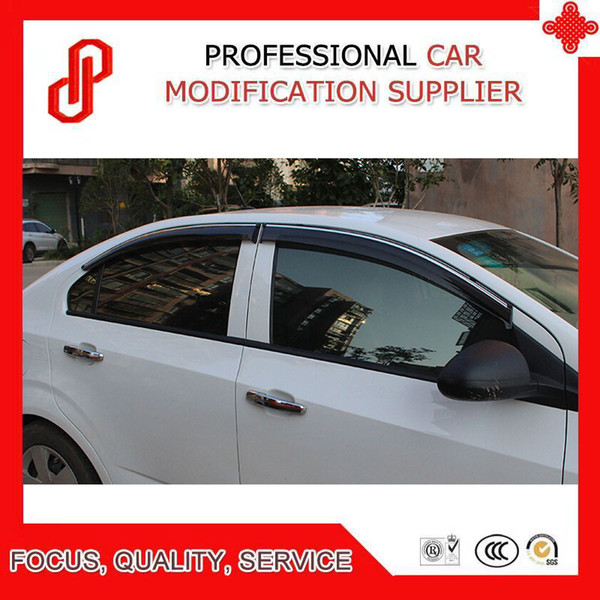 High Quality Injection molding trim vent shade rain sun wind deflector window visor for AVEO