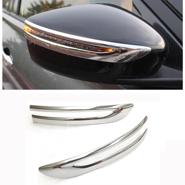 Car Accessories ABS Chromed Rear View Rearview Mirror Cover Trim Molding for Nissan Kicks 2017 Auto Styling