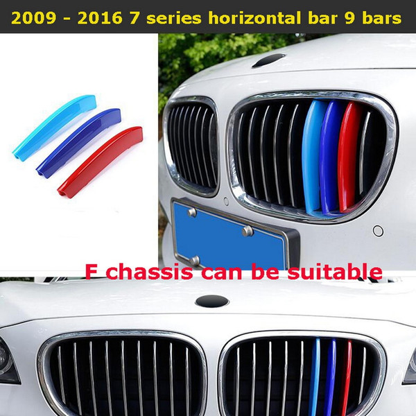 Brand New M-Colored Grille Insert Trims Buckle Fit For BMW X5 Series E70 2008-2013 For BMW X6 Seires E71 2008-2012 Center Grill