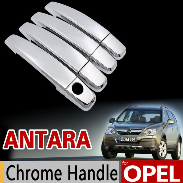 Car Chrome Door Handle Cover Trim Set for Opel Antara Vauxhall 2006 2007 2008 2009 2010 2011 2012 2013 2014 2015 Car Accessories