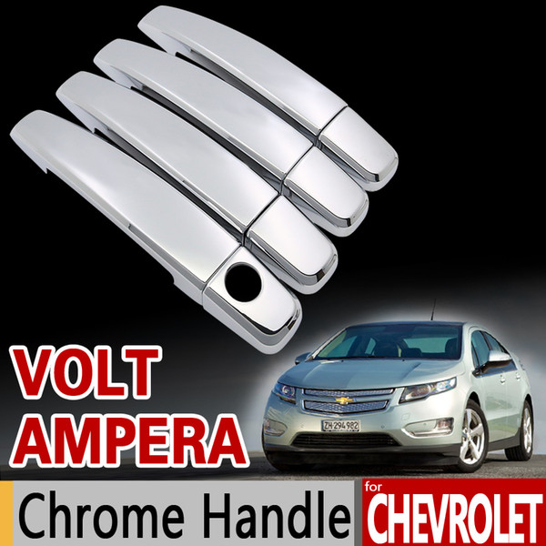 Car Chrome Door Handle Cover Trim Set for Chevrolet VOLT Opel Ampera Holden Vauxhall 2011 2013 2014 017 2018 2019 Accessories