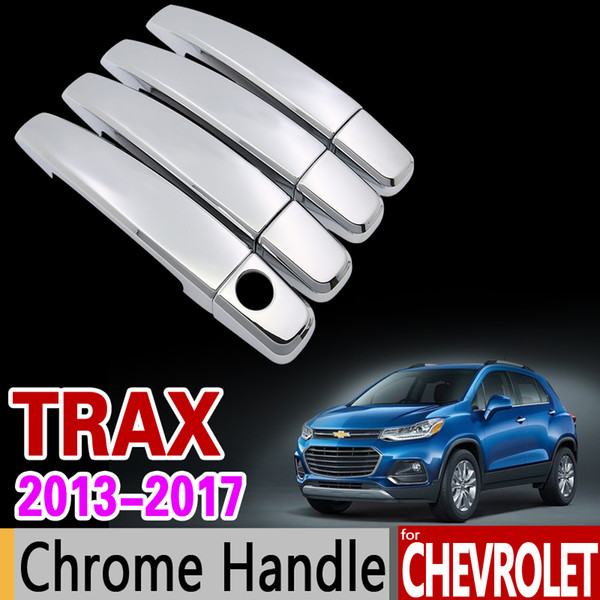 Car Chrome Door Handle Cover Trim Set for Chevrolet TRAX Tracker Holden 2013 2014 2015 2016 2017 2018 2019 2020 Car Accessories