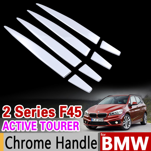 Car Chrome Stainless steel Door Handle Cover for BMW 2 Series F45 F46 Active Tourer Gran Tourer 2015 2016 2017 2018 Accessories