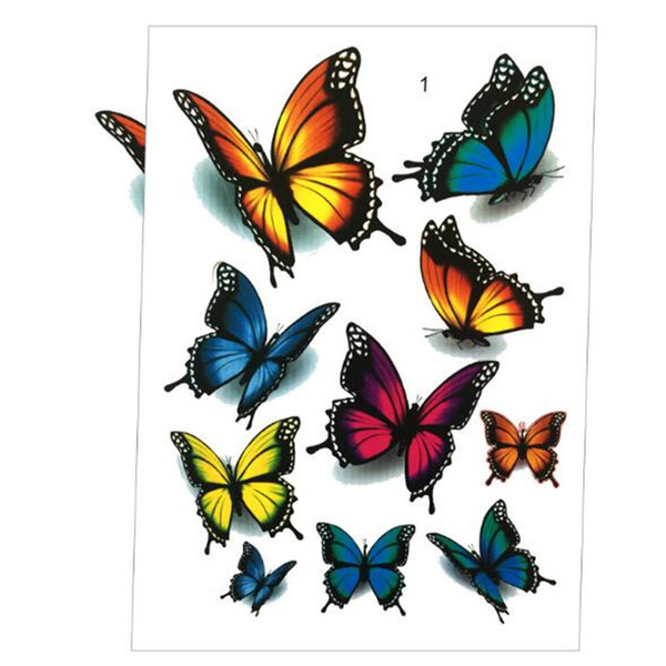 Quality 3D PVC Car sticker Butterfly Leaf Print Motorcycle Car Emblem Badge Logo Decal Stickers Car Styling Sticker 5 styles QP018