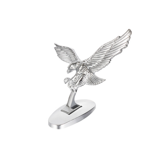 1 Pcs 3D Emblem Angel Eagle Auto Car Front Cover Chrome Hood Ornament Sticker Badge Bonnet Car Decoration Styling Accessories