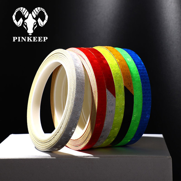 8M Auto Reflective Tape Reflective Stickers Strip Bicycle Sticker Waterproof Warning Stickers Car Adhesive Tape Bicycle Cycling