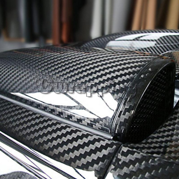 Super quality Ultra Gloss 5D Carbon Fiber Vinyl Wrap Big Texture Super Glossy 5D Carbon Film With Size 50cm*150cm/200cm/300cm