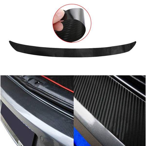 108x7cm Carbon Fiber Rear Bumper Sticker Trim Protector For VW Golf MK6 GTI R20 Car-Styling Sticker And Decals