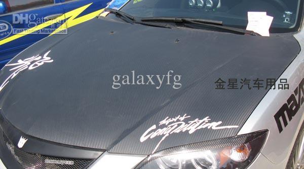 Car 3D Carbon Fiber Vinyl Moulding Film Sticker 1.52M*30M without aire bubble Guarantee 100%