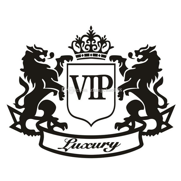 Lions vip luxury car body stickers classic gentlemen style CA-3011