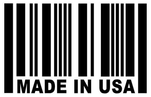 9.5*15.2 CM MADE IN USA Barcode Sticker USDM Vinyl Car Window Decal laptop sticker CA-222