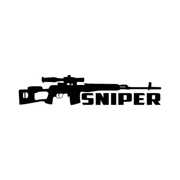 20*4.2cm SNIPER personality man style vinyl car window sticker CA-109